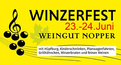 Winzerfest im Weingut Nopper
